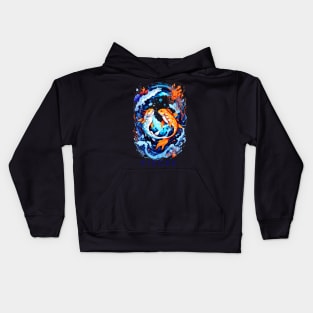 Zodiac sign Pisces T-shirt Kids Hoodie